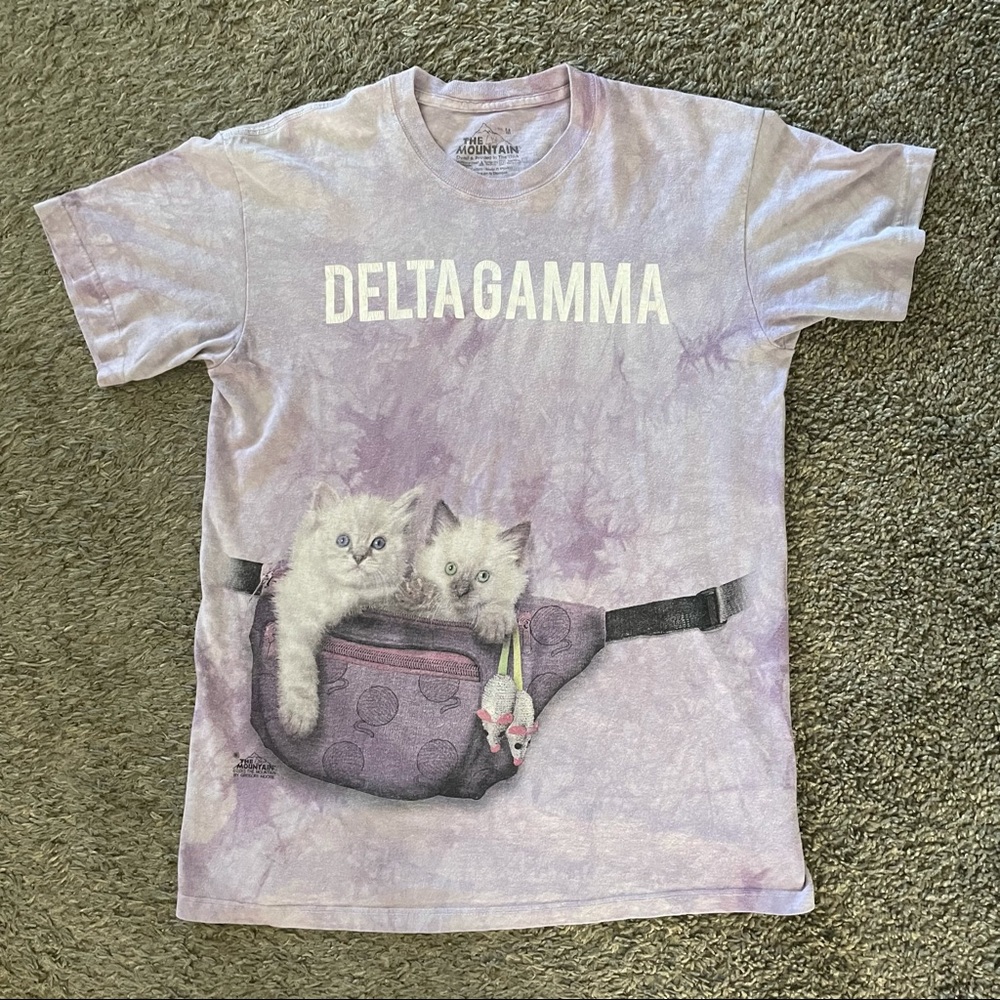 Violet kittens in Fanny pack mountain shirt